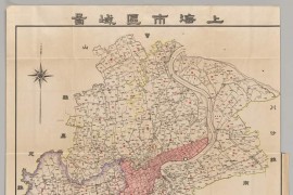 1930年上海市区域图