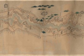 清朝山东境内黄河沿线地图
