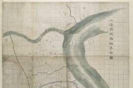 1875年上海城廂租界全图