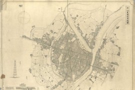 1883年浙江省宁波府城图