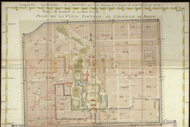 1752年北京最早带经纬线的地图(英文)