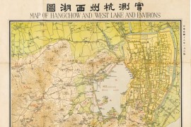 1929年实测杭州西湖图