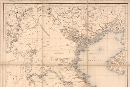 1881年法国绘制的中南半岛老地图