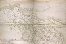 1843年长江口水陆营汛地图