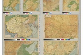 日绘满洲支那全土明细地图(1938年)