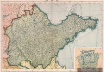 民国初期山东全省地图