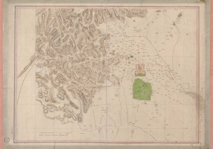 1886年晚清北京城郊图