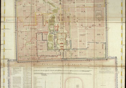 1752年北京最早带经纬线的地图(英文)