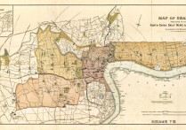 1918年上海地图(英文)