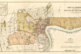 1918年上海地图(英文)