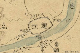1890年清福州地图(日绘)