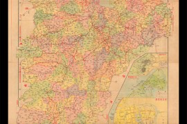 1939年江西省明细地图