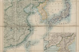 1894年斯坦福英文版中日韩地图