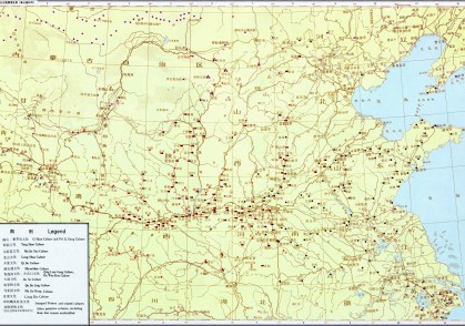 原始社会晚期黄河流域地图