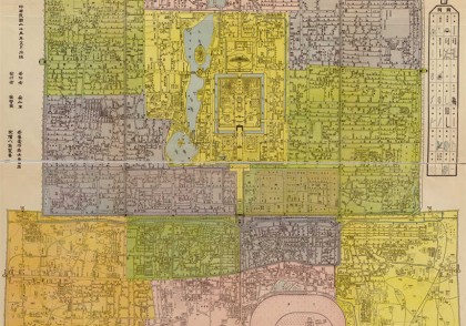 1936年北平市内外城分区地图