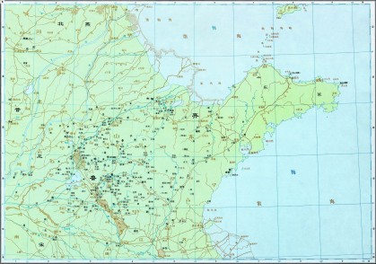 春秋齐国、鲁国地图