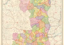 1941年陕西省明细地图