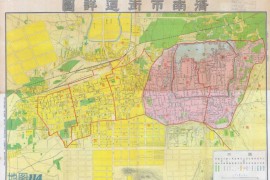 1947年济南市街道详图 