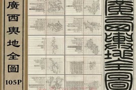 1898年广西舆地全图-晚清广西地图文献
