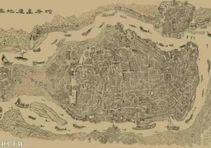 增广重庆地舆全图高清复原版