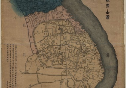 1884年上海县城乡租界全图