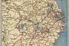 1936年民国八省公路路线图