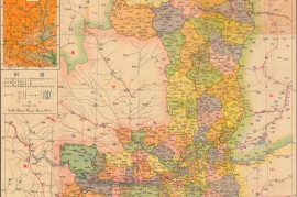 1947年陕西分县详图