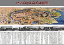 1938年日本绘制的南京鸟瞰图