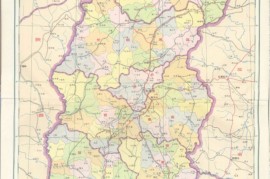 1961年山西省政区地图