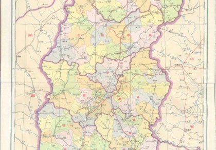1961年山西省政区地图