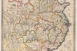 1856年大清十八省地图