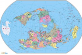 东南西北半球版世界地图(4P)