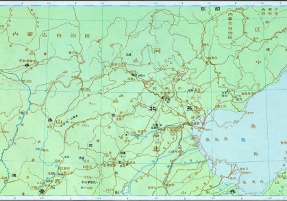 春秋时期北燕地名图