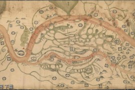 1820年湖北抢修长江及汉水堤工图