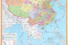 2014年竖版中国地图高清