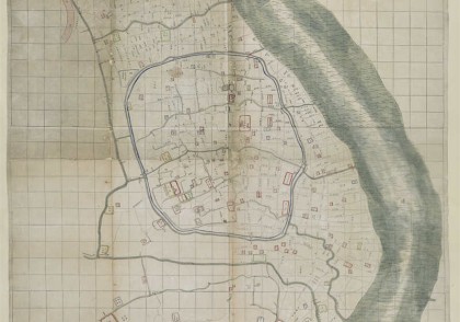 1875年上海城廂租界全图
