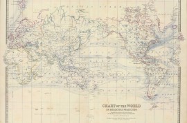 1861年近现代世界地图(英)