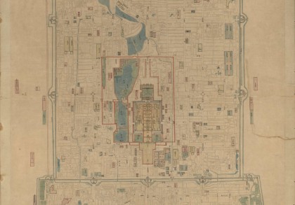 清朝北京全图(晚清李明智绘)
