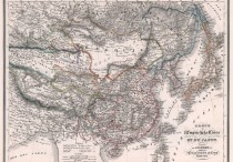 1834年大清和日本地图(法)