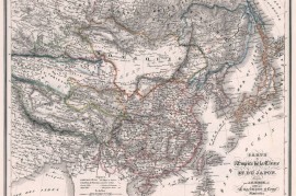 1834年大清和日本地图(法)