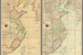 1874年清国沿海诸省图(两幅)