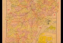 1938年江西省明细地图