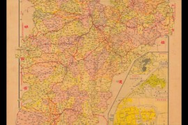 1938年江西省明细地图