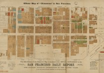 1885年旧金山唐人街地图
