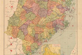 1937年福建省明细地图