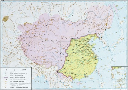秦朝全盛时期地图