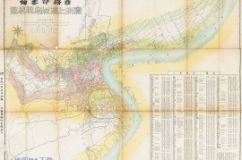 1910年上海地区城厢租界图