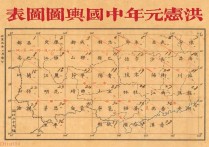1916年五十万分一中国舆图