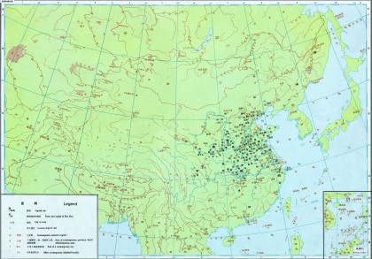 春秋时期全国地图