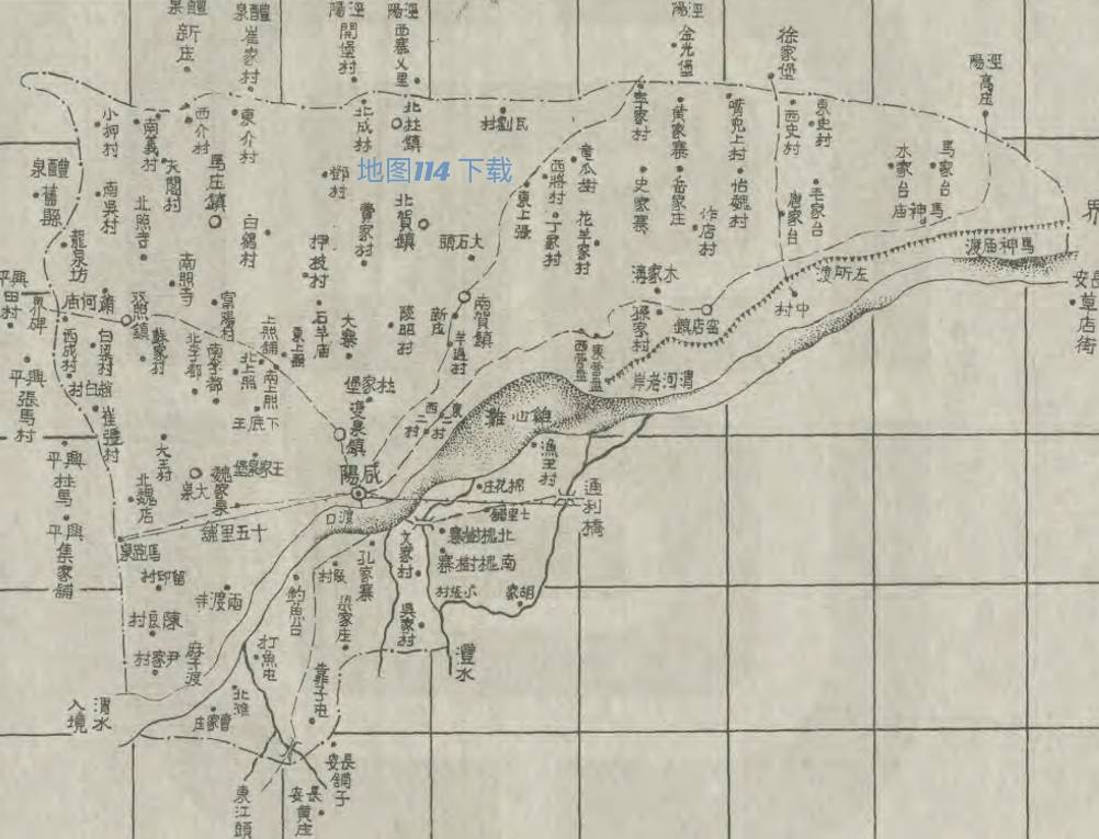 1934年陕西府厅州县图(110P)